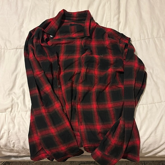 All Saints Other - All Saints Red and Black Flannel